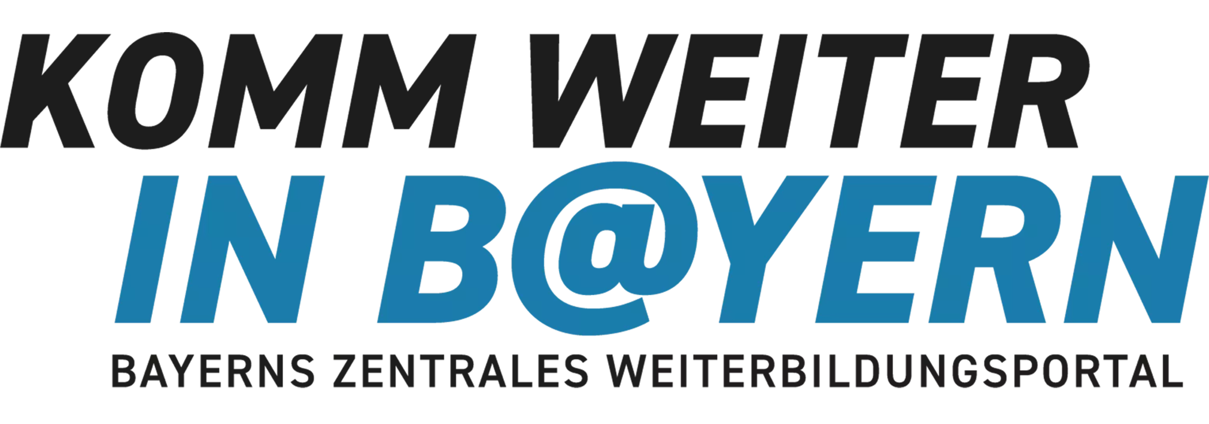 Logo Komm Weiter in Bayern - Bayerns zentrales Weiterbildungsportal